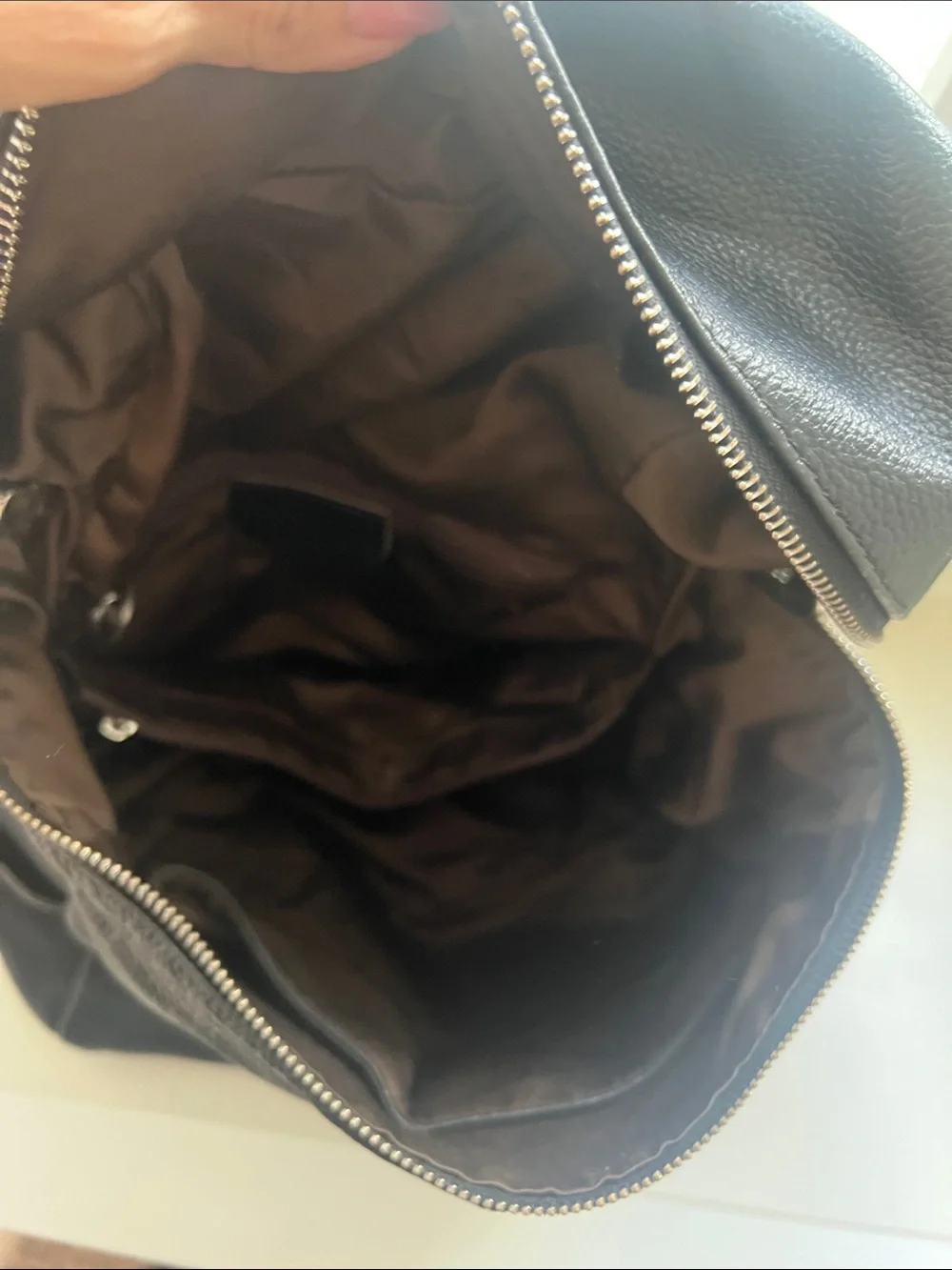 Black Leather Backpack Purse - Versatile Everyday Bag